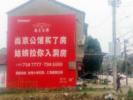 镇宁墙体广告在乡镇、农村市场的媒体优势