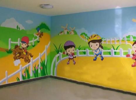 镇宁幼儿园墙体彩绘制作流程及注意事项