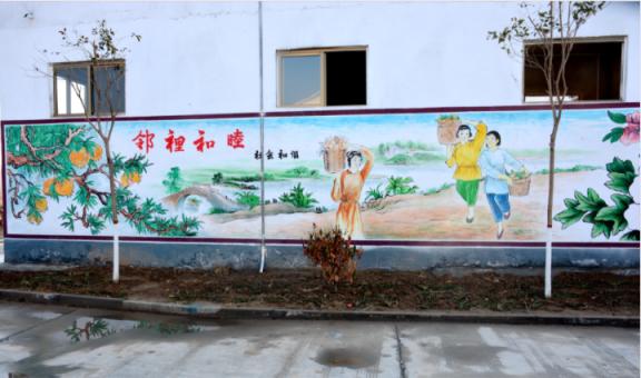 镇宁乡镇文化墙 乡风文明焕发新活力